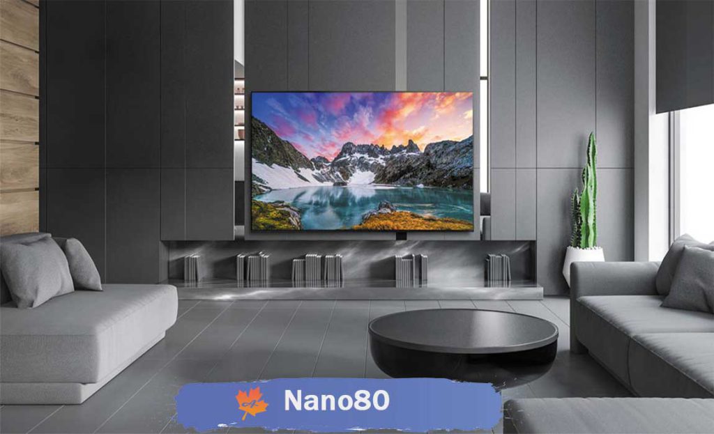 تلویزیون نانوسل و 4K ال جی مدل Nano80