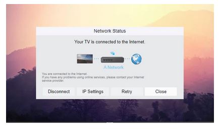 تنظیمات اینترنت در تلویزیون سامسونگ