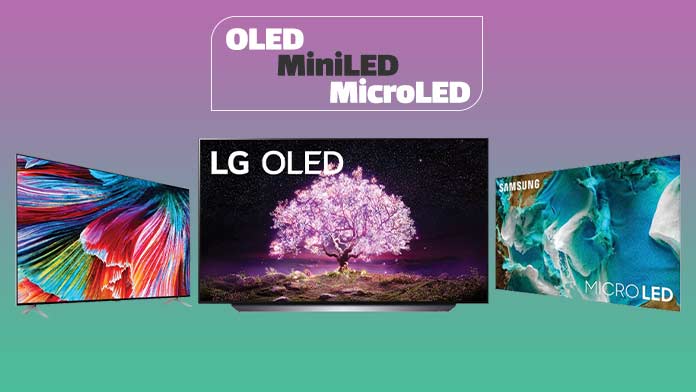 تفاوت OLED با Mini LED و Micro LED – توضیح فناوری های مختلف تلویزیون