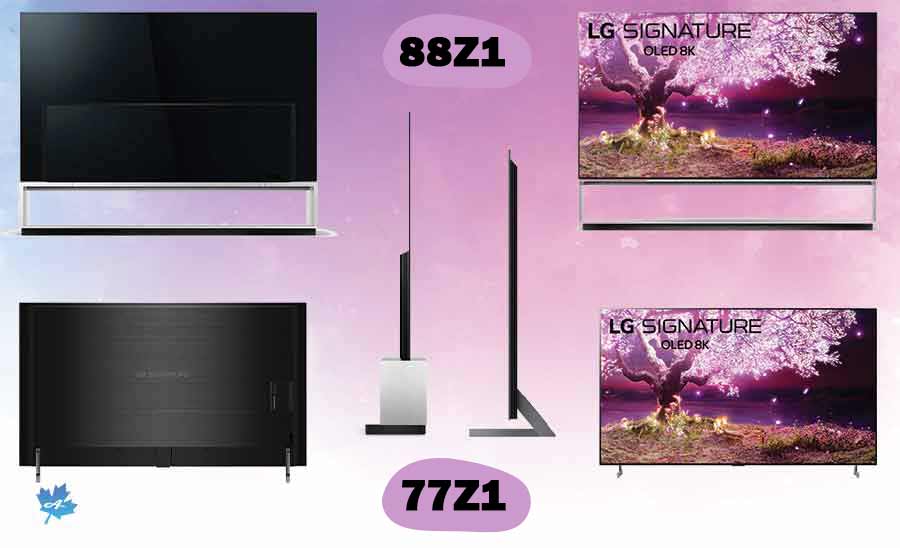 طراحی تلویزیون ال جی Z1