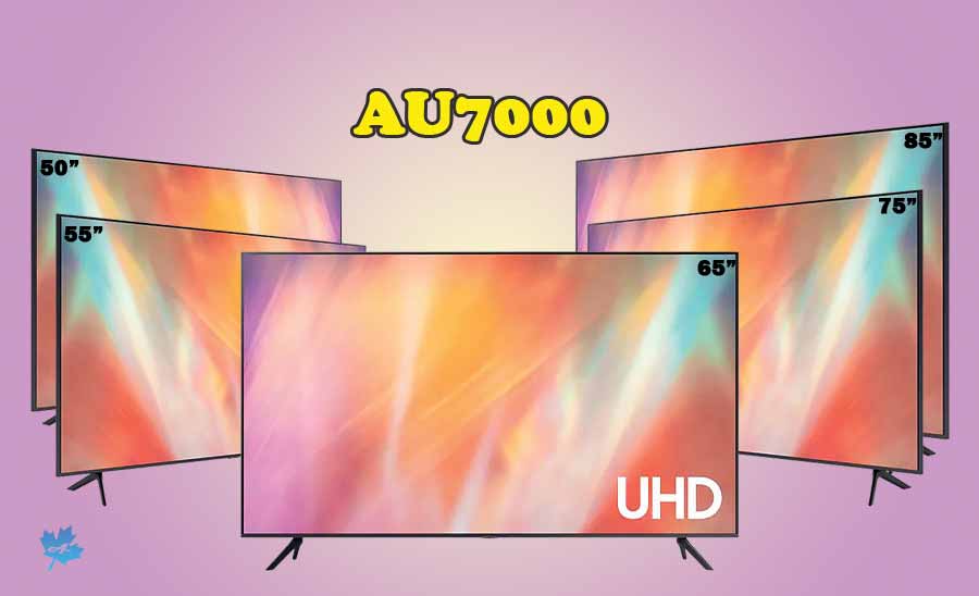 سایزهای متنوع تلویزیون کریستالی au7000