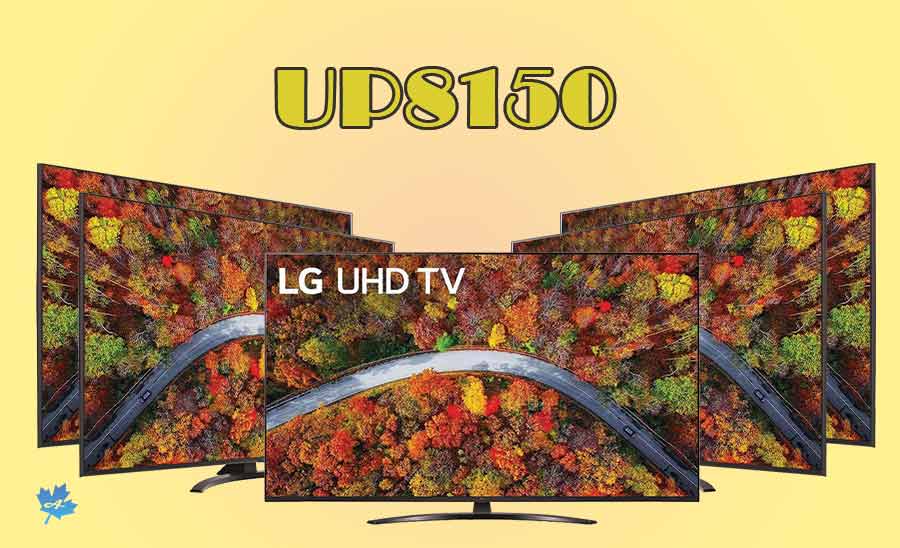 سایزهای تلویزیون ال جی UP8150