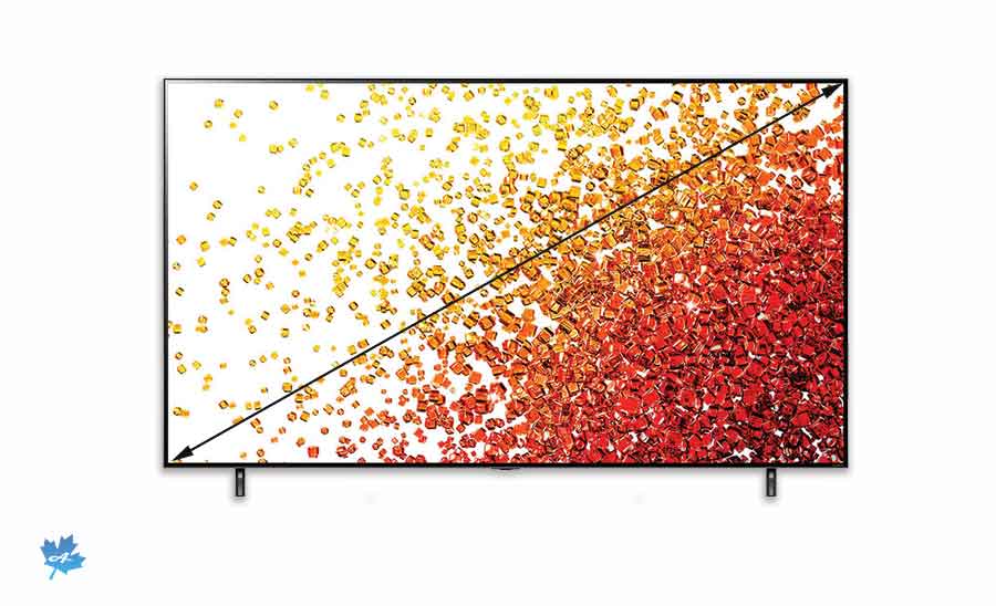 اندازه گیری صفحه نمایش بهترین تلویزیون های 75 اینچ ال جی 2021