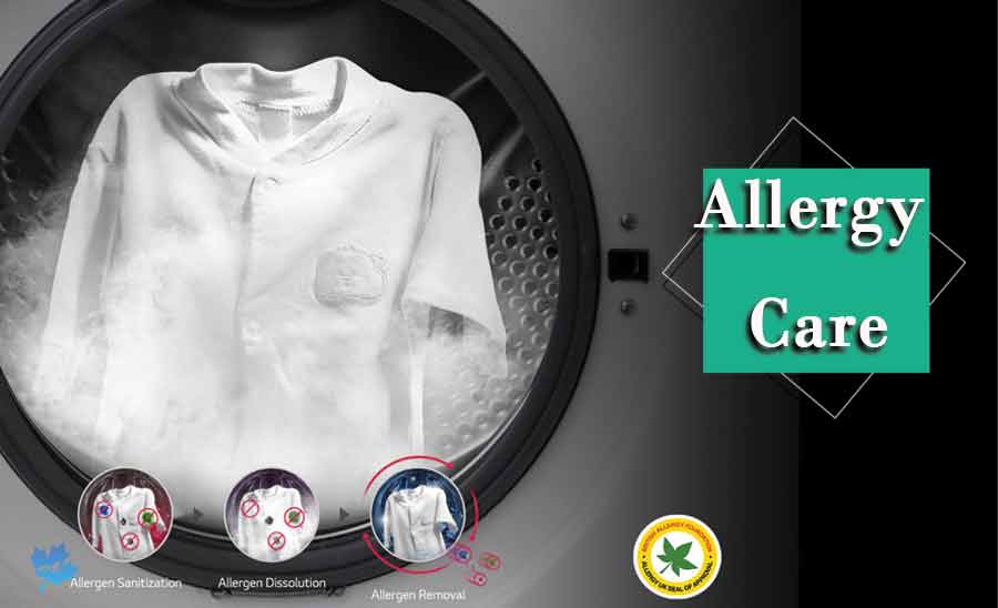 شستشوی ضد آلرژی ماشین لباسشویی ال جی G6
