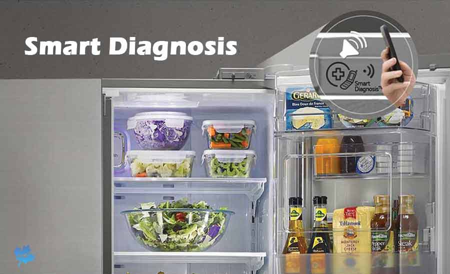 عیب یاب هوشمند یخچال فریزر ال جی J267