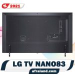پشت تلویزیون ال جی NANO83