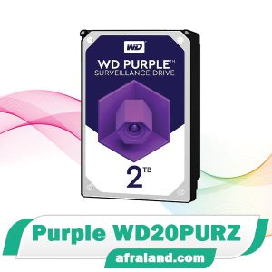 هارددیسک اینترنال وسترن دیجیتال مدل Purple WD20PURZ ظرفیت 2 ترابایت