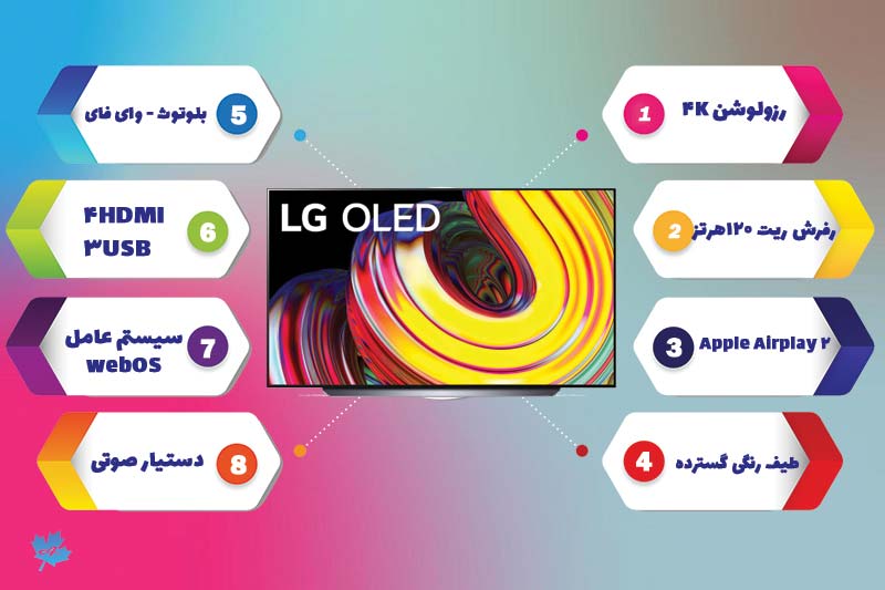 تلویزیون ال جی OLEDCS با قابلیت اتصال به اینترنت