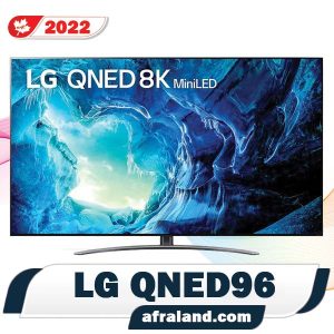 تلویزیون ال جی QNED96 زا زاویه مستقیم