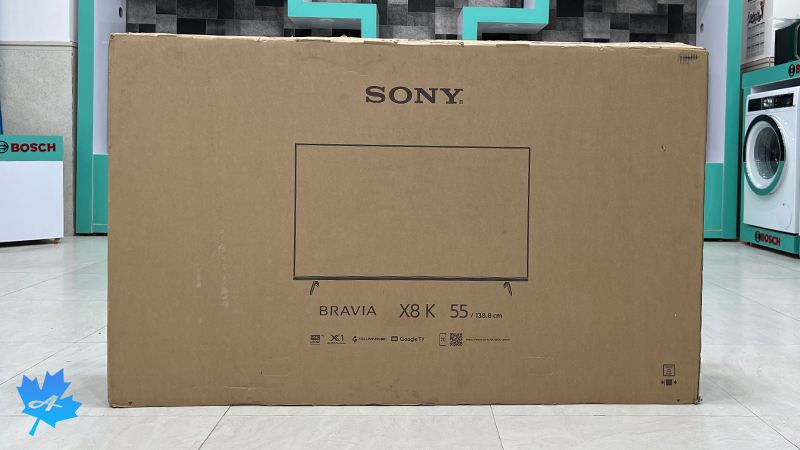 بسته بندی تلویزیون X80K SONY