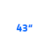 تلویزیون 43 اینج