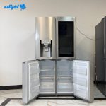 فریزر باز شده از یخچال فریزر ال جی x945