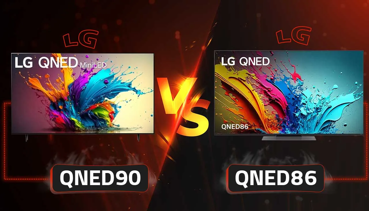 مقایسه تلویزیون ال جی QNED86 با QNED90T تلویزیون ال جی QNED90 با QNED86 چه تفاوتی دارند؟