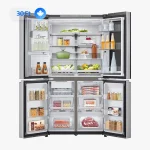 فضای داخلی یخچال فریزر ساید بای ساید ال جی X946