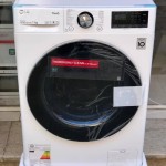 ماشین لباسشویی ال جی r9 رنگ سفید از روبرو