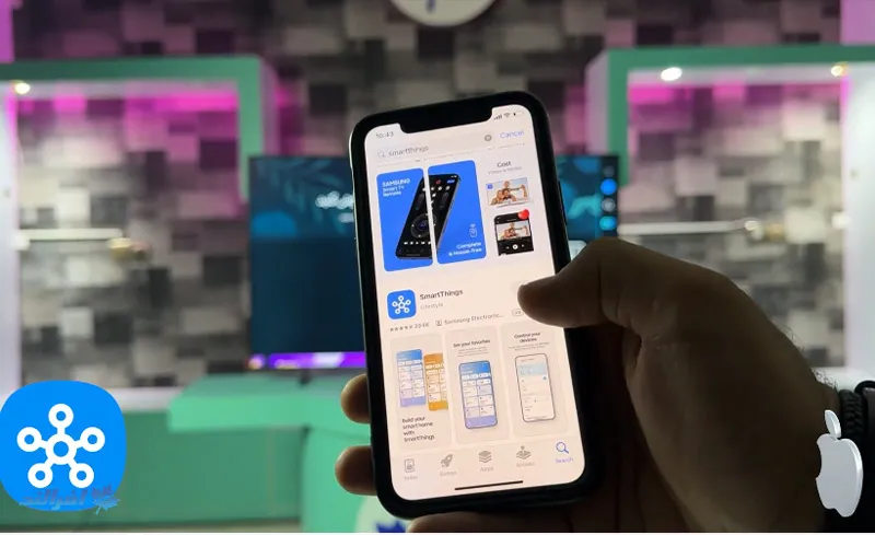 کاربرد Smart Things در تلویزیون سامسونگ اتصال Smart Things روی گوشی