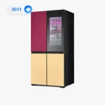 ابعاد استاندارد یخچال فریزر LG A24