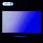 گرادینت رنگ آبی تلویزیون سامسونگ Q80D