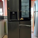 نمای روبرو یخچال فریزر ال جی x33