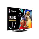 تلویزیون هایسنس 75u7n از زاویه کنار