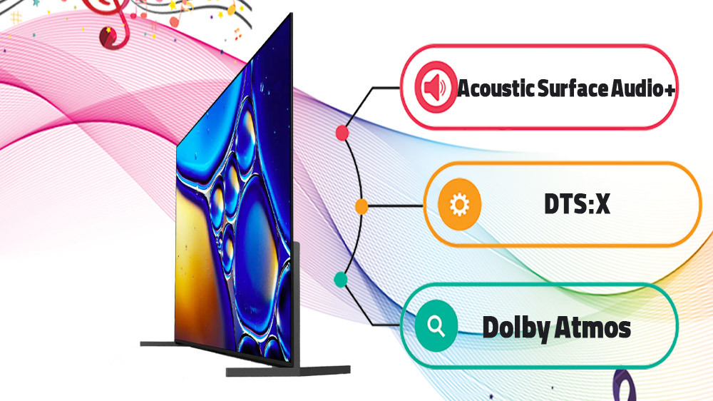 کیفیت صوتی OLED SONY XR80M2