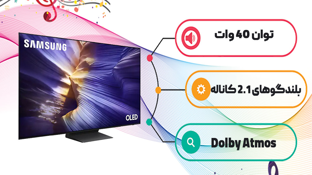 مشخصات صوتی تلویزیون 2025 S90F