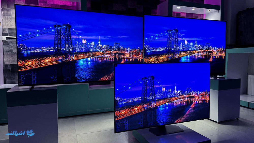 مقایسه تصویر تلویزیون XR70, QN90C و Z870
