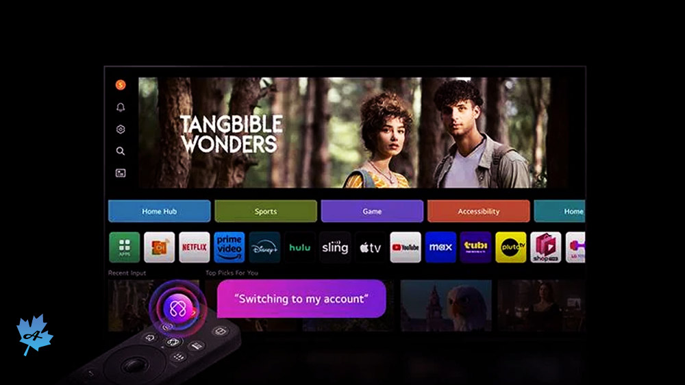 تلویزیون هوشمند ال جی QNED82A مجهز به سیستم عامل webOS