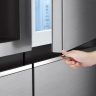 دستیگره مخفی درب Door In Door یخچال ساید ال جی J257 رنگ نقره‌ای