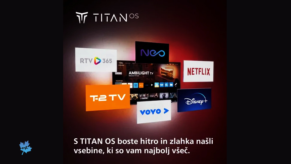 تلویزیون 55PUS8919 مجهز به سیستم عامل TITAN OS