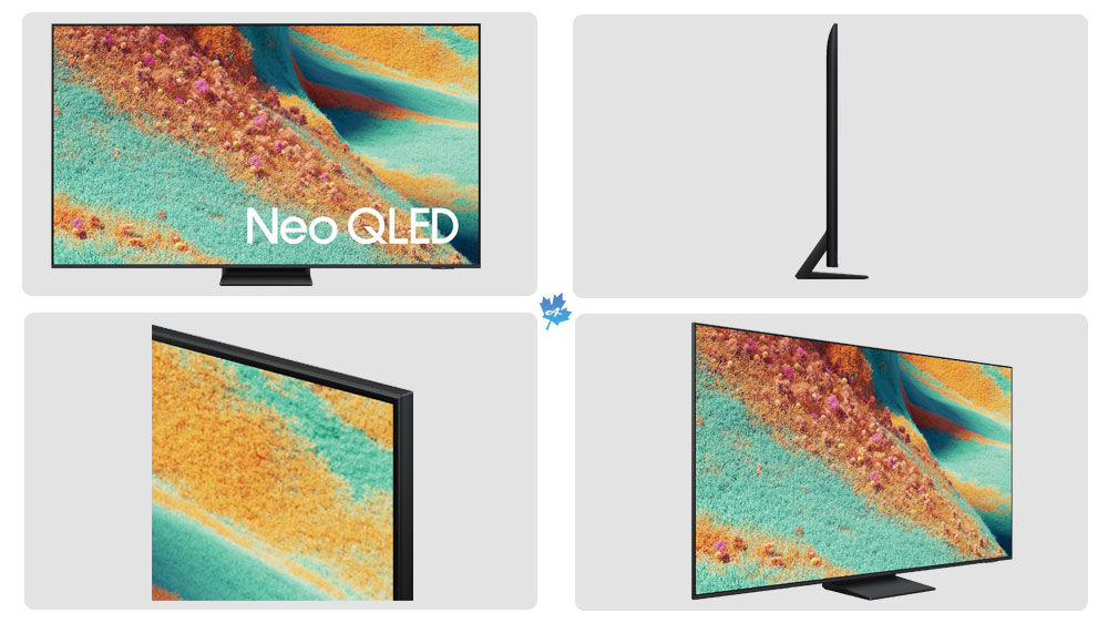 بخش&zwnj;های مختلف دیزاین تلویزیون QN85F