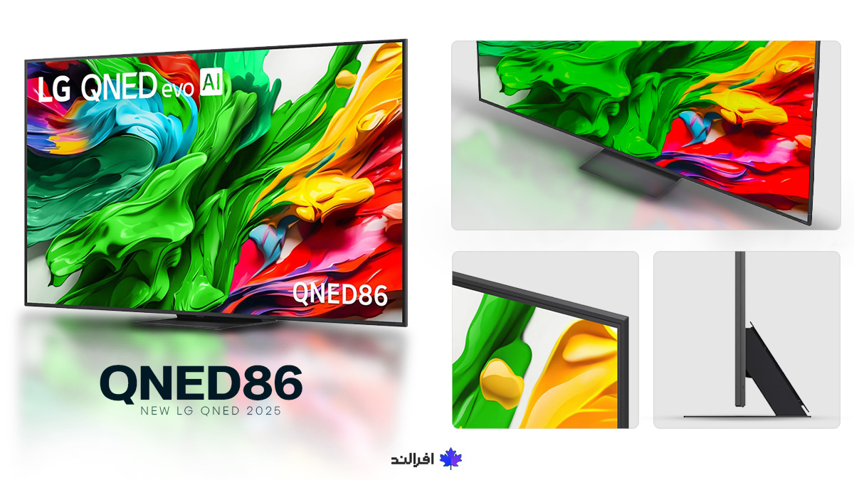 تلویزیون ال جی 86QNED86A زوایای مختلف تلویزیون 86QNED86A ال جی در یک نگاه