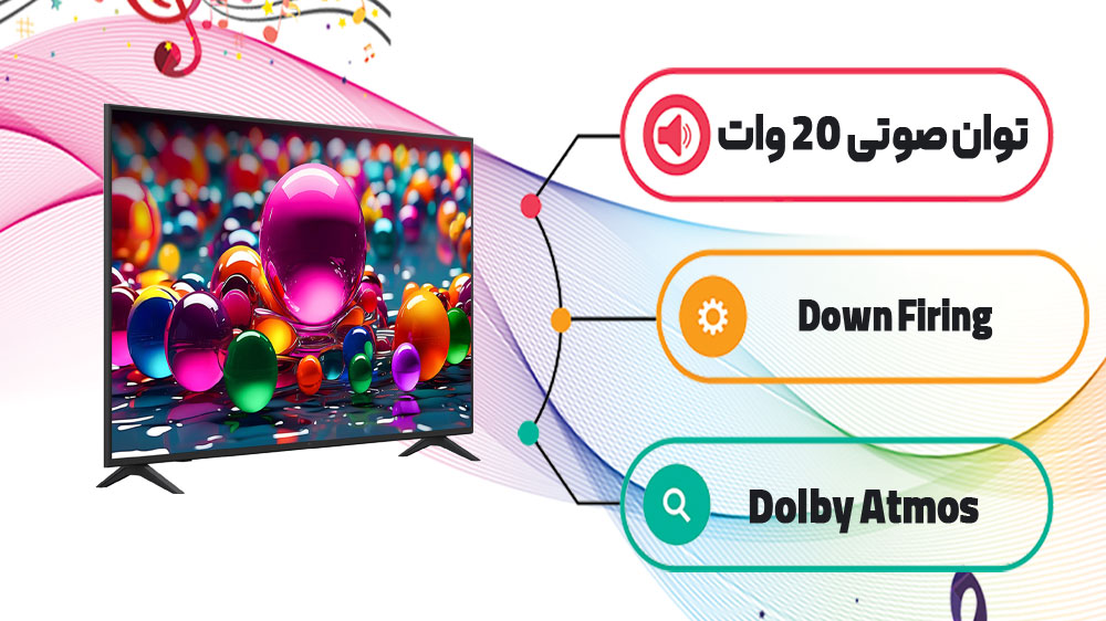 تلویزیون ال جی 86UA8500 سیستم صوتی تلویزیون 86UA8500 LG